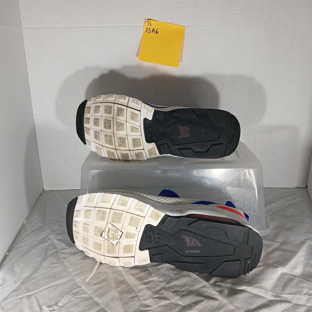 Nike Air Max Motion 2 Mens Shoes White Blue Orange Athletic‎ Sneakers Size 8